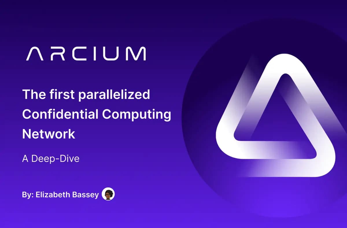 Arcium - The First Parallelized Computing Network - A Deep-Dive blog banner